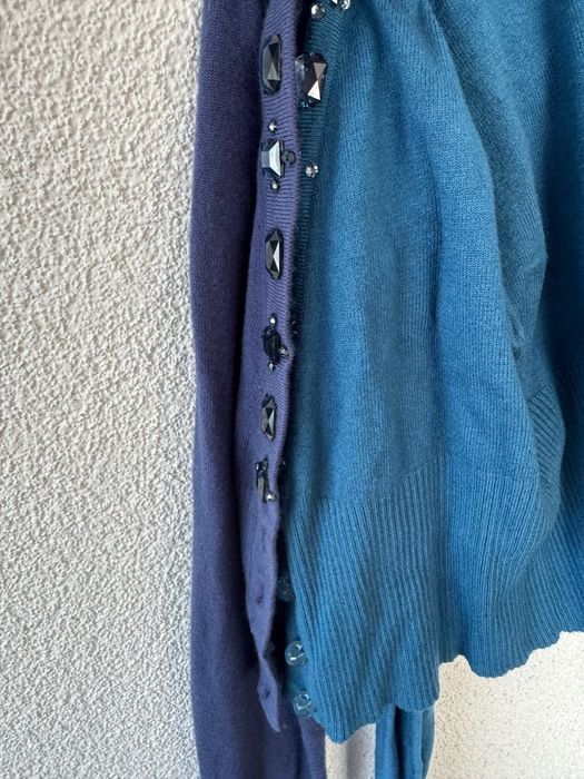 Две жилетки,син цвят и тюрклаз