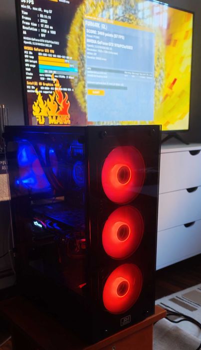 PC light gaming complet i7-4790K, 16GB RAM, GTX970, NVME, monitor 22"
