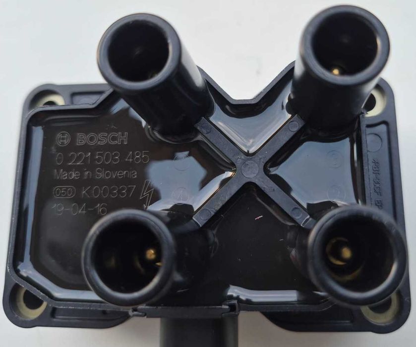 Bobină inducție BOSCH originală cod 0221503485 - NOUĂ - Ford Fiesta, Focus, C-Max, Mondeo, Fusion, etc.