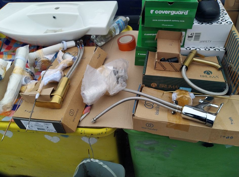 Baterie lavoar cu racord