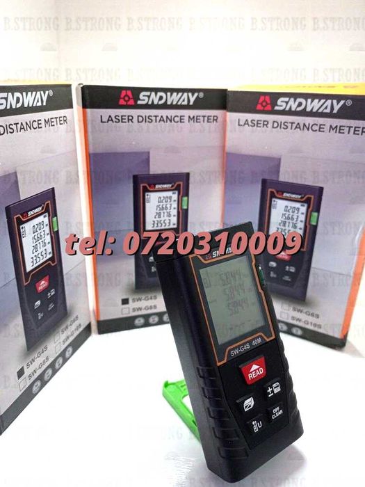 Dispozitiv Masura Laser 40m Sndway Digital Portabil Usor De Manevrat