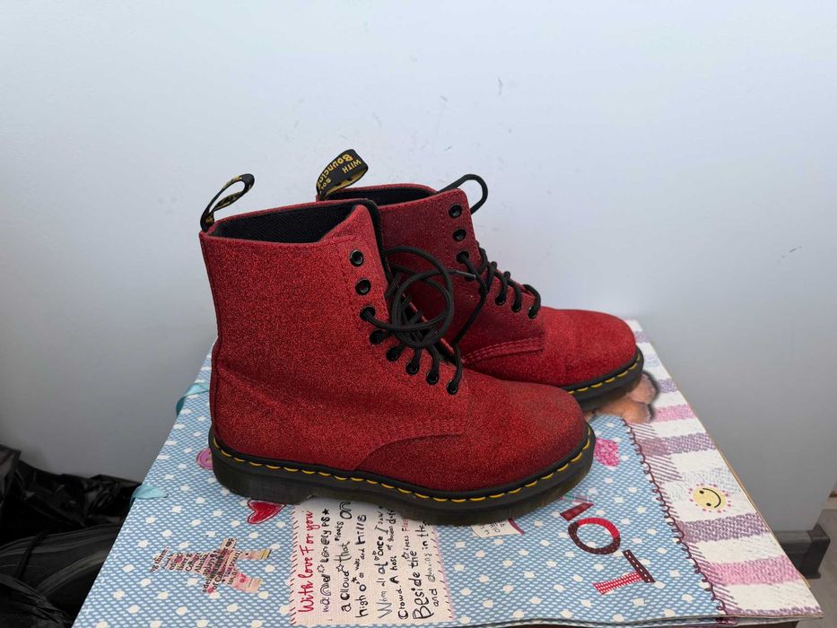 Dr. Martens 1460 Pascal Glitter''оригинални дамски боти 40 номер