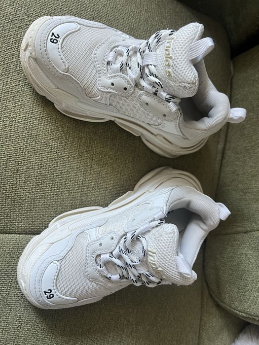 スニーカー BALENCIAGA KIDS Triple S 28(17cm) Balenciaga Triple S Kids Copii-Marimea 29(Interior 19 cm) Cap
