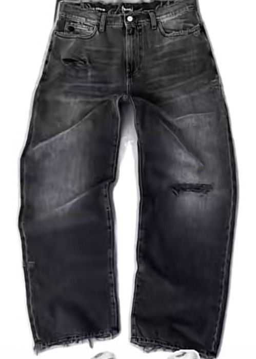 Черни Baggy Distressed дънки