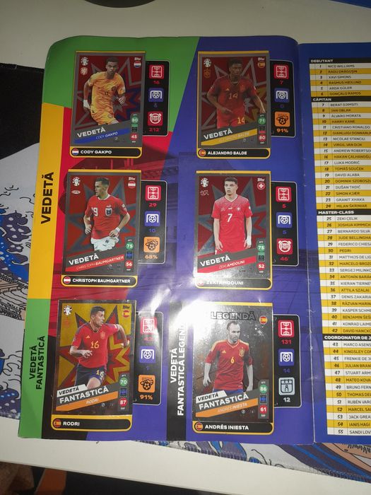 Vând album topps UEFA Euro 2024 completat