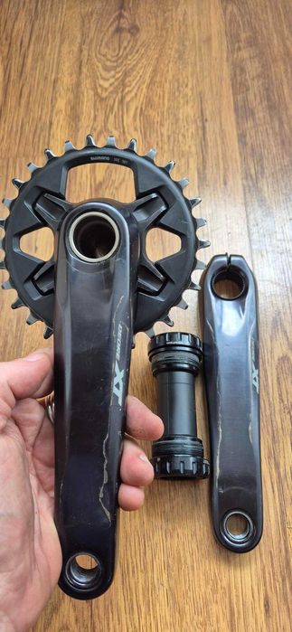 Angrenaj Pedalier SHIMANO 12s FC-M8100 + Foaie 30T + monobloc BB-MT800