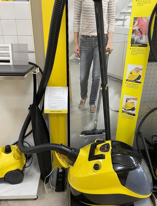 Karcher SV7 - парочистачка и прахосмукачка в едно. Отлично състояние!