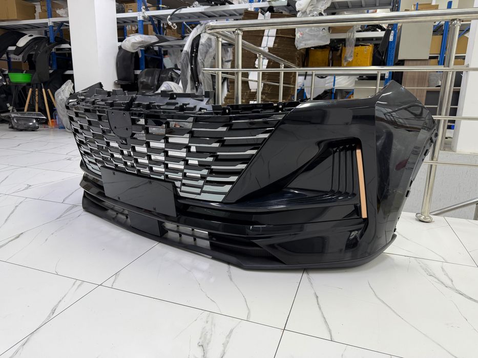 Передний бампер черный оригинал Changan CS55 Plus