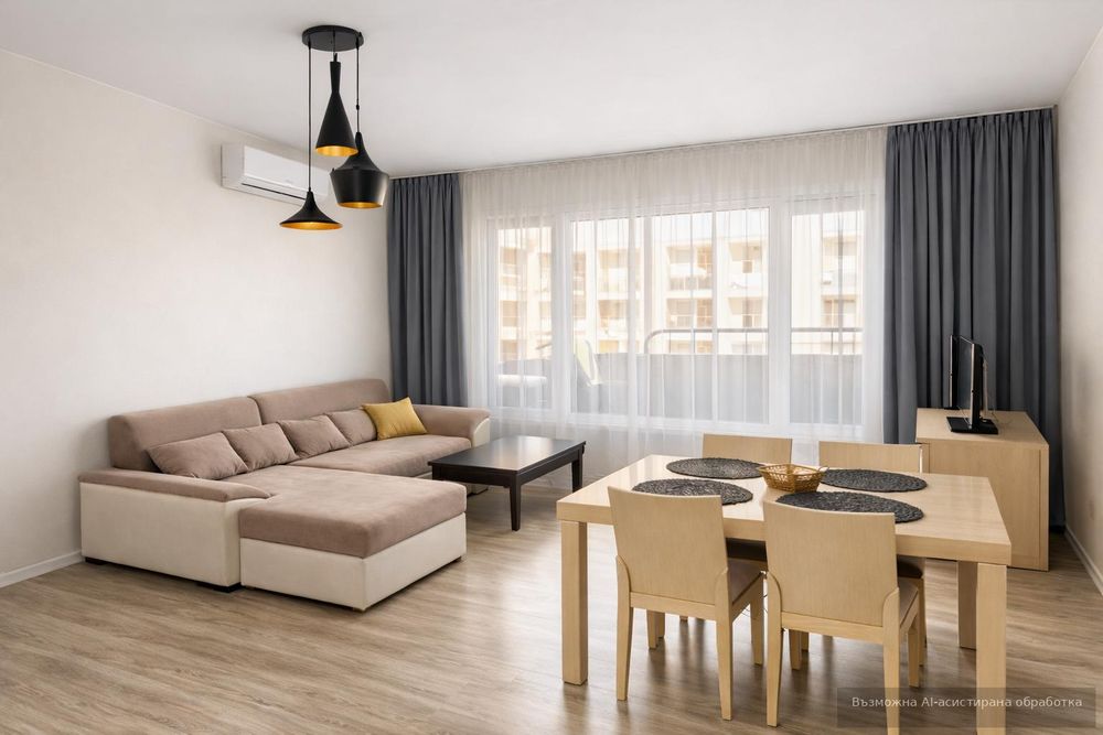 Двустаен апартамент под наем в жк. Тракия