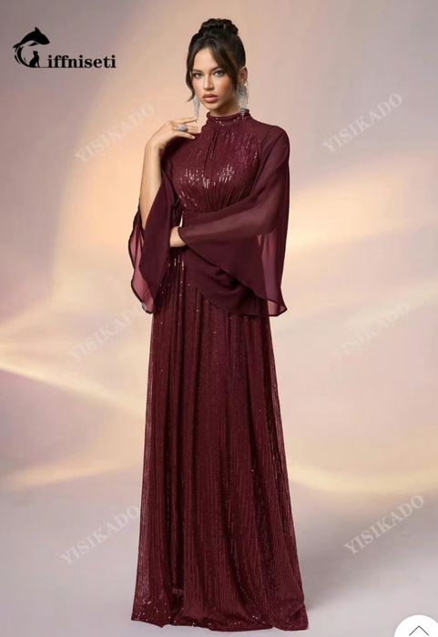 Длинное вечернее платье