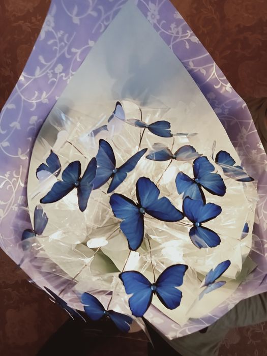 Букеты из бабочек