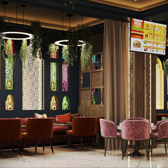 Дизайнер интерьер ресторан квартира