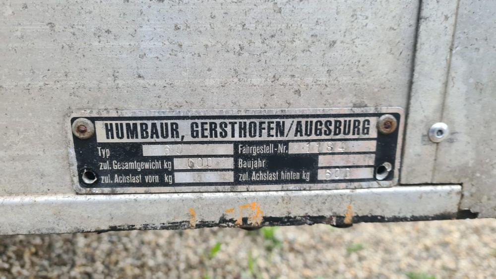 Ремарке HUMBAUR с бризент