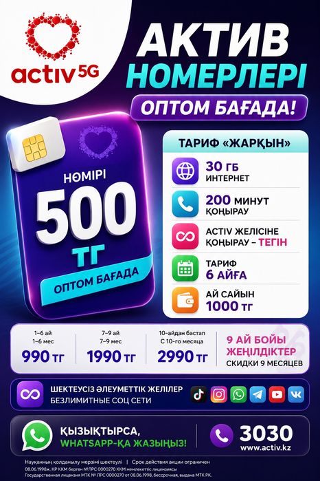 Номер для телефона