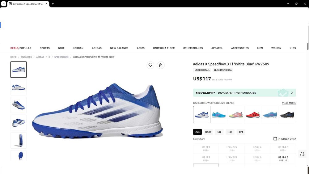 Adidas X SPEEDFLOW 3 Shoes Размер EUR 43 1/3 обувки 415-14-S