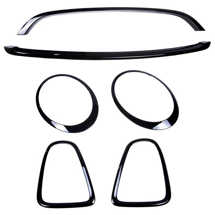 Сет черни Тримове за дехромиране JCW MINI (R56) Hatchback (2006-2013)