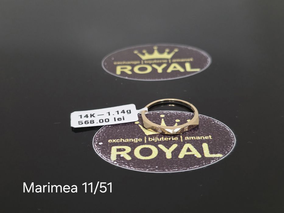 Bijuteria Royal: Inel aur 14k/1.14 gr