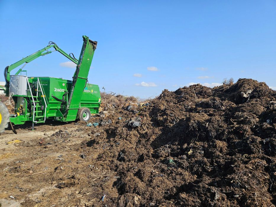Tocător crengi și materiale vegetale Zago 9m3 / 15m3