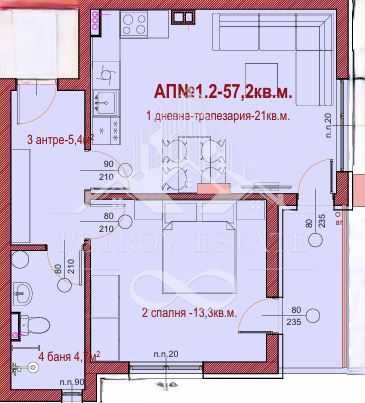 Продава се Двустаен апартамент в Велинград - 66 кв.м за 1054 €/кв.м - Снимка #8