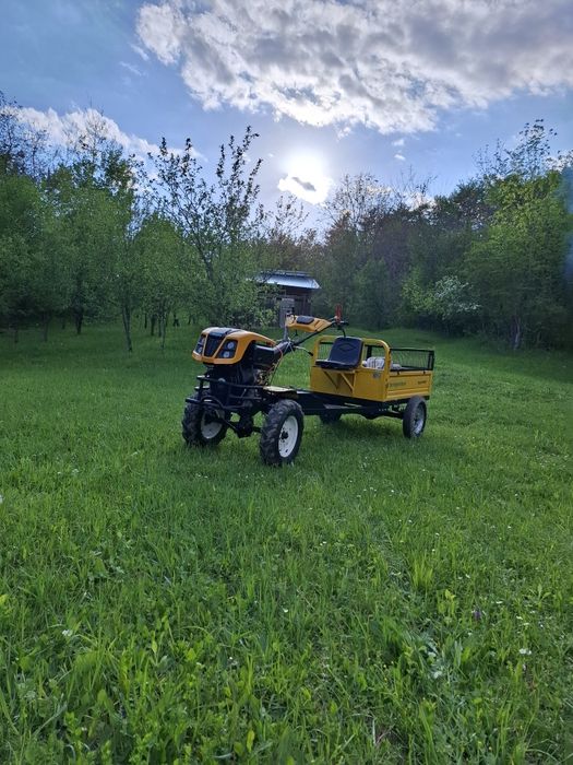 Motocultor    ProGarden  Campo 1273  cu remorca 4×4 alpine RM500T
