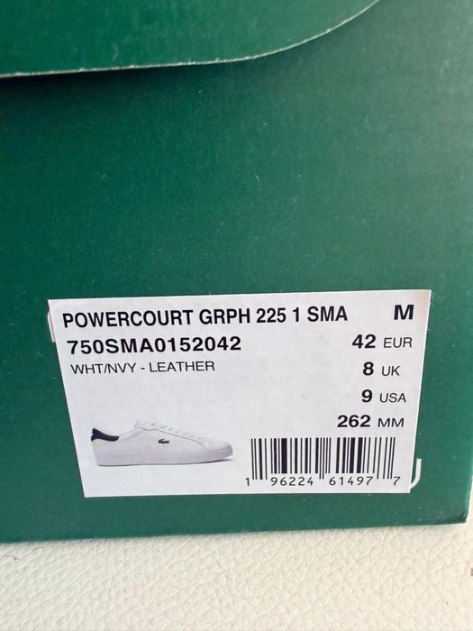 кеды lacoste (оригинал)