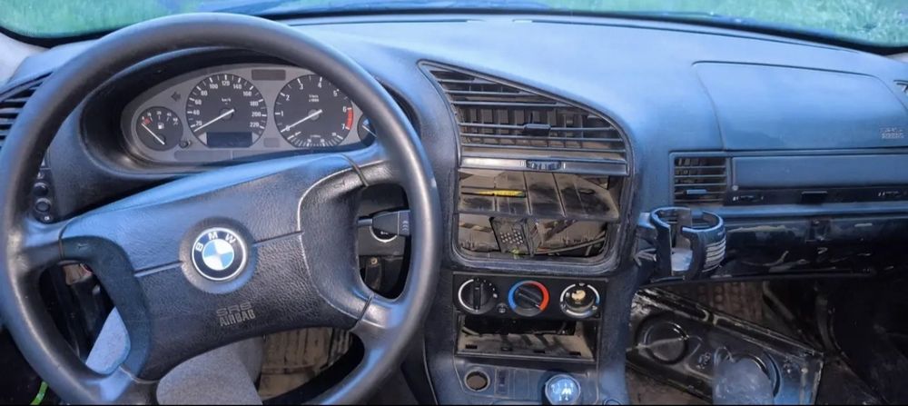 BMW E36 1.6i benzina – proiect / bază foarte bună – acte+fiscal