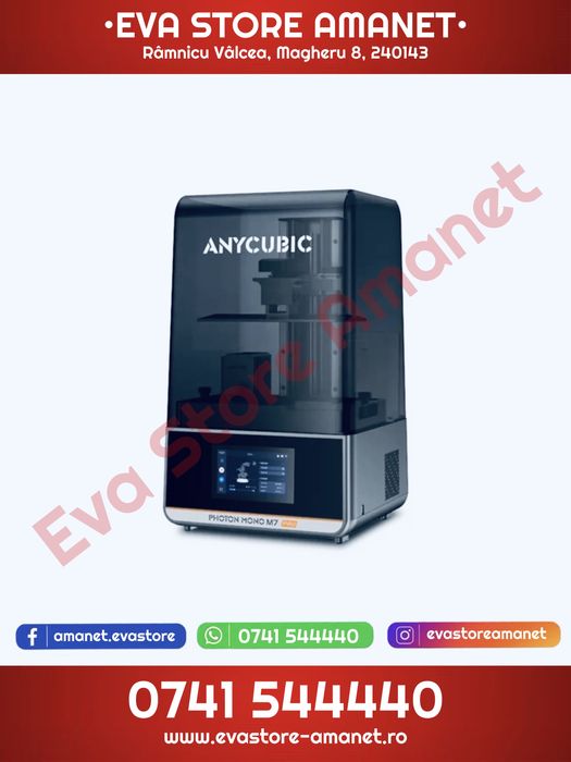 Imprimantă 3D Anycubic Photon M7 Pro 14K 10.1" dimensiuni 223x126x230 mm