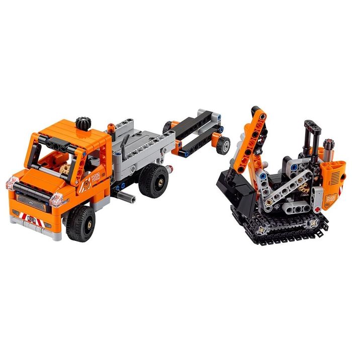 LEGO® Technic 2 în 1 - Echipaj pentru repararea drumurilor 42060