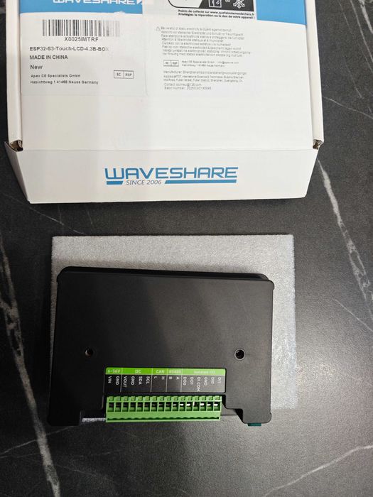 ESP32-S3 4.3-inch LCD Touchscreen Smart Home