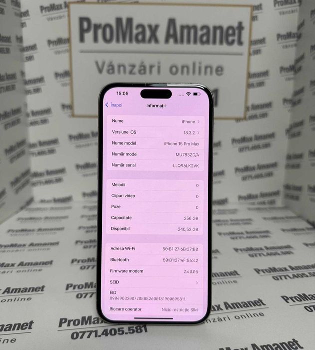 Iphone 15 ProMax 256Gb 91% ProMax Amanet