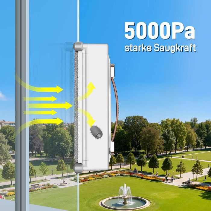 Робот за почистване на прозорци iDEEBO G500,5000 Pa,Гаранция