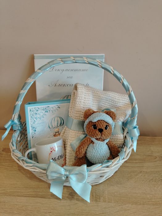 Подарък за бебе, Папка за документи на бебе, Бебешки подарък