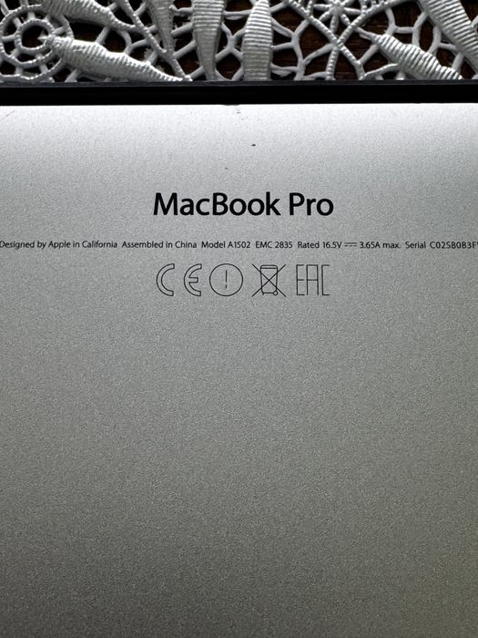 Macbook Pro A 1502 Emc 2835