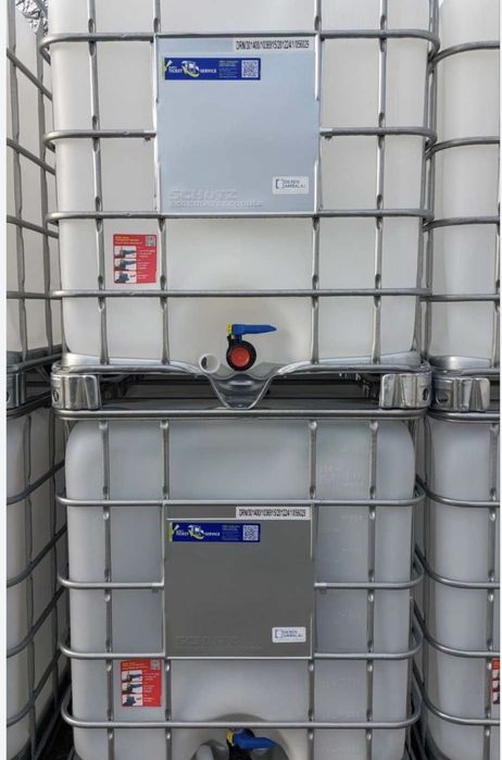 Бидони 1000 литра 1 тон съдове за вода гориво вино цистерна