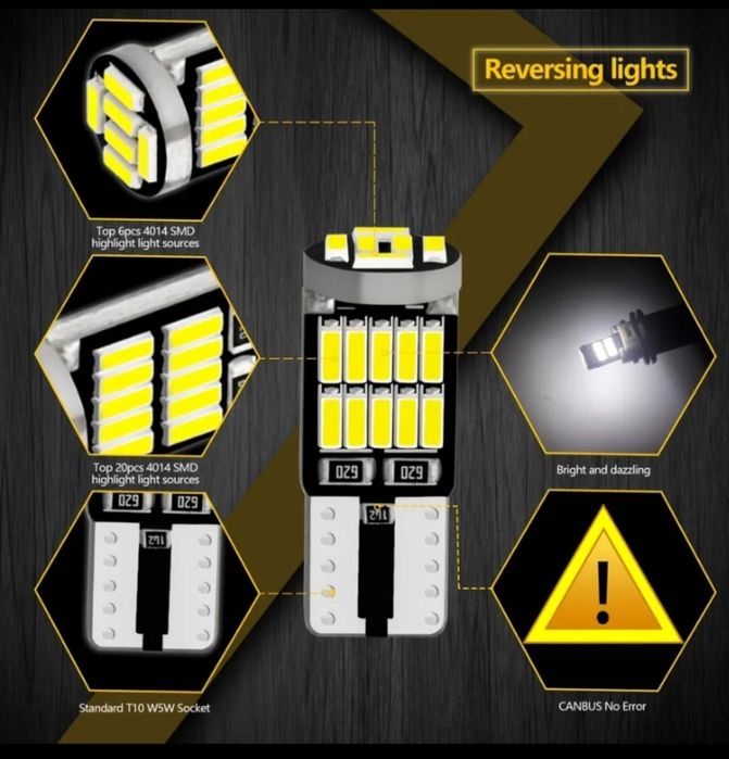 Лед  светлини  Т10-5w