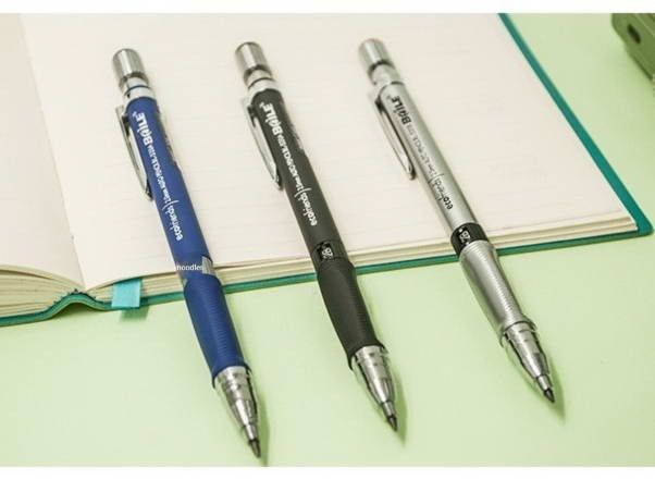 Механичен молив 2 мм автоматичен PVC молив с острилка за графит