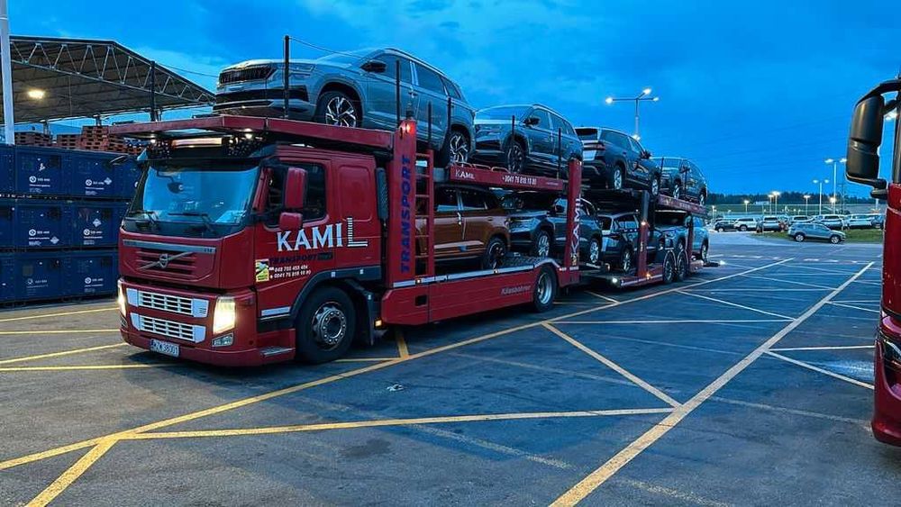 Transport auto pe platformă din Germania, Belgia, Olanda,