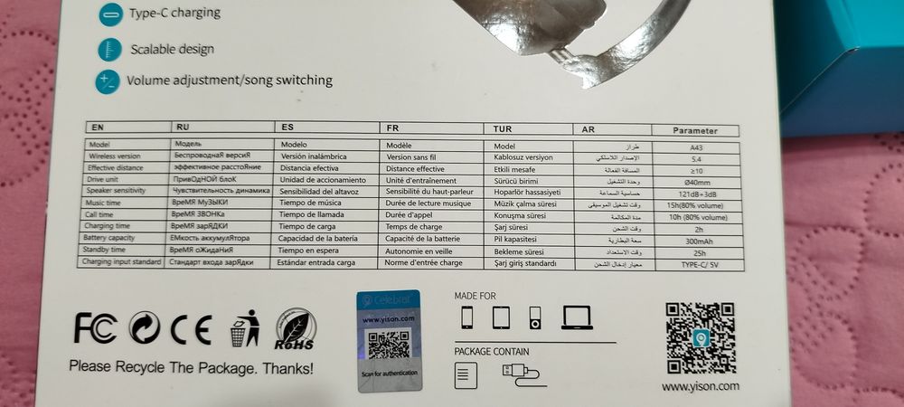 Продам новые наушники