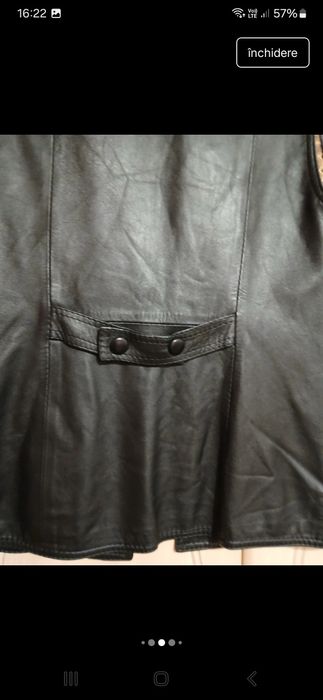 Veste din piele naturală,superbă și fără nici un defect ca nouă