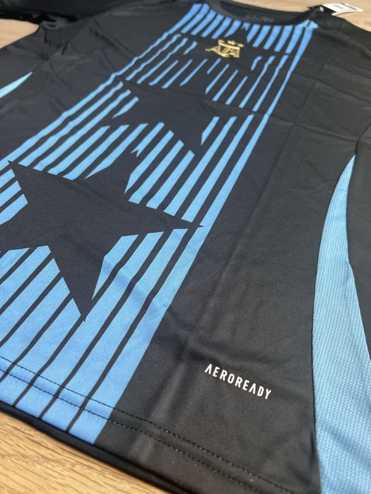 Tricou de fotbal Adidas antrenament Argentina marima L nou cu eticheta