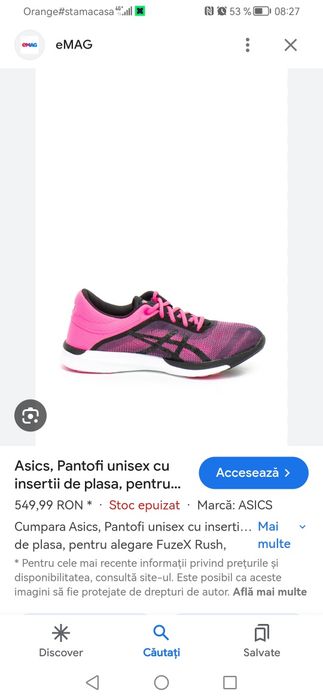 Adidas Asics fuzex rush 37.5