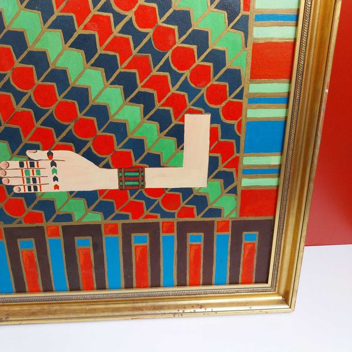 НАЙ ДОБРАТА ОФЕРТА Абстрактна живопис  Египетска иконография