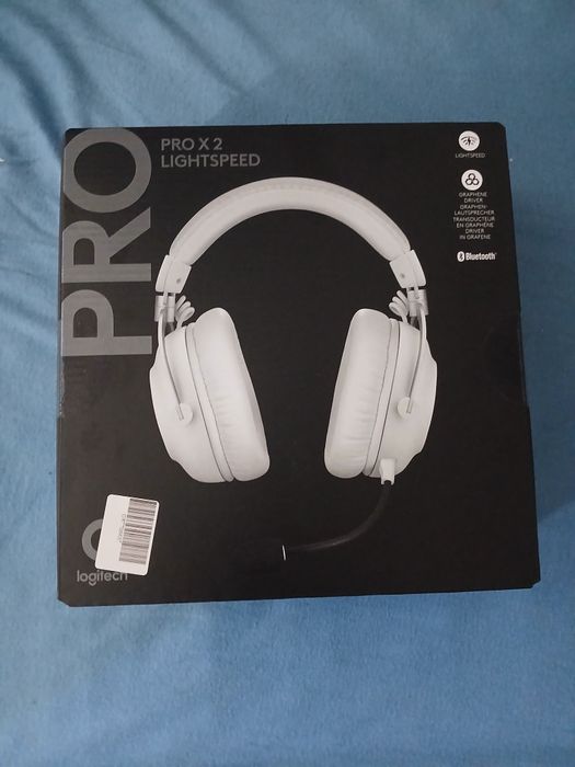 Casti gaming wireless Logitech PRO X 2 Lightspeed, Alb -SIGILATE