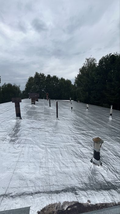 Кровельные работы.Ризолин. Ремонт.Ремонт крыши. .