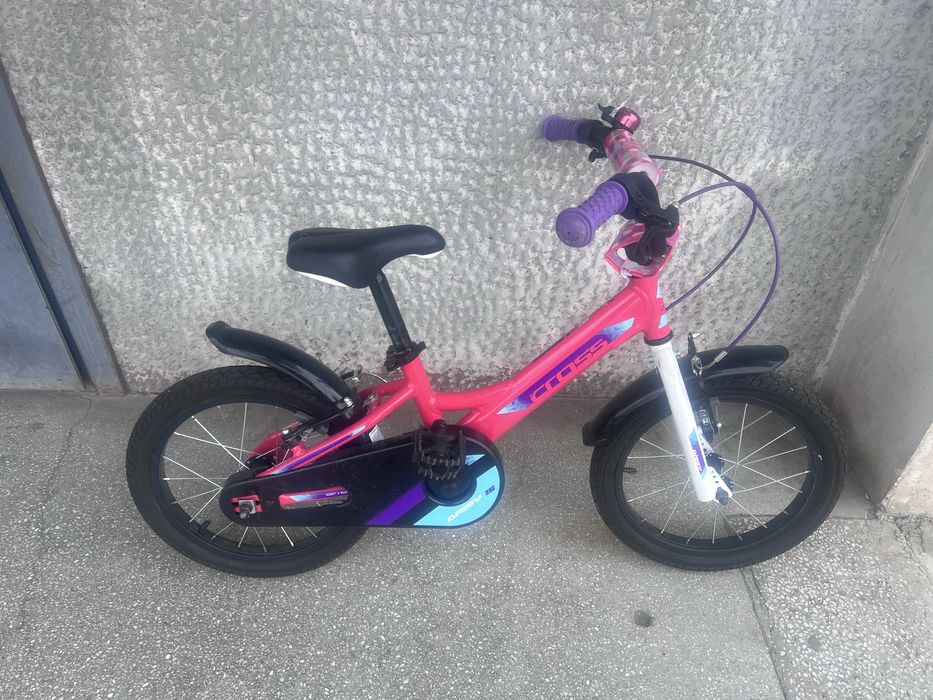 Детски велосипед Cross daisy 16 , каска cube 49-55 см