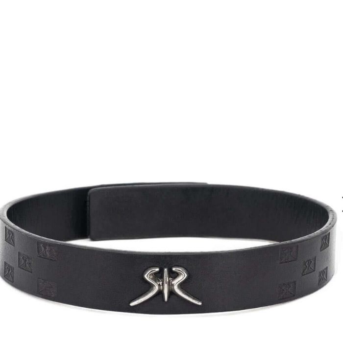 Чокър  със сребърно лого SR