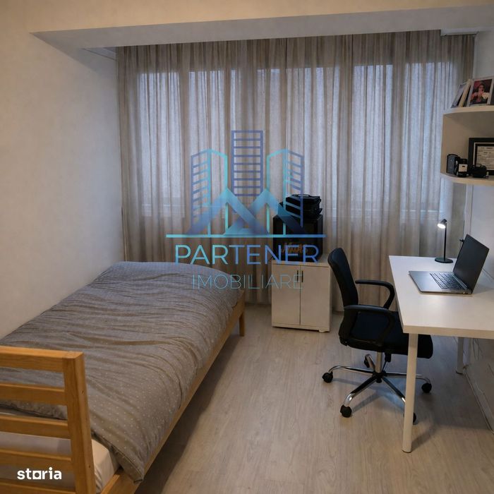 Apartament 3 camere 95 mp Copou Universitate mobilat+utilat bloc 1995