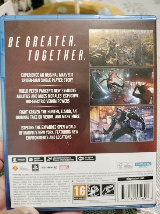 Игра за плейстейшън 5 Спайдър мен 2