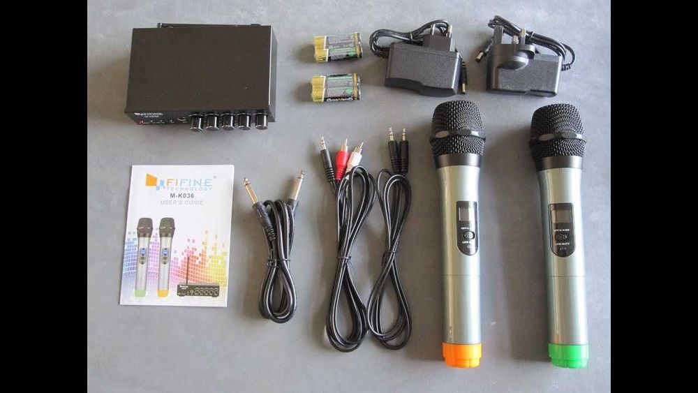 Микрофоны fifine k036 для вокала ,собственное эхо