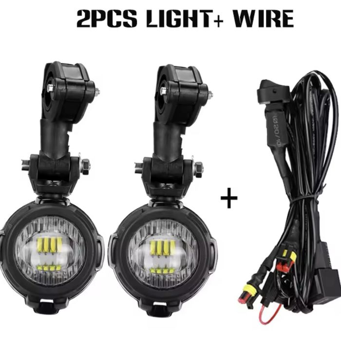 Proiector ceață LED pentru motocicletă adventure touring atv quad buggy off road
